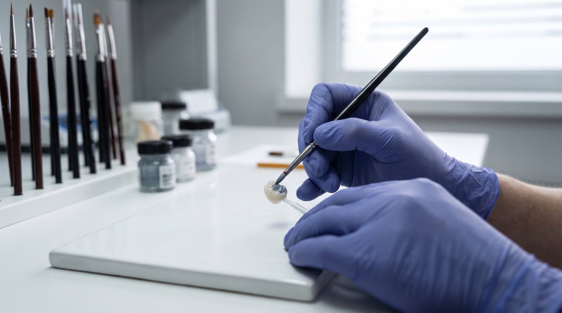 On-site dental laboratory bench