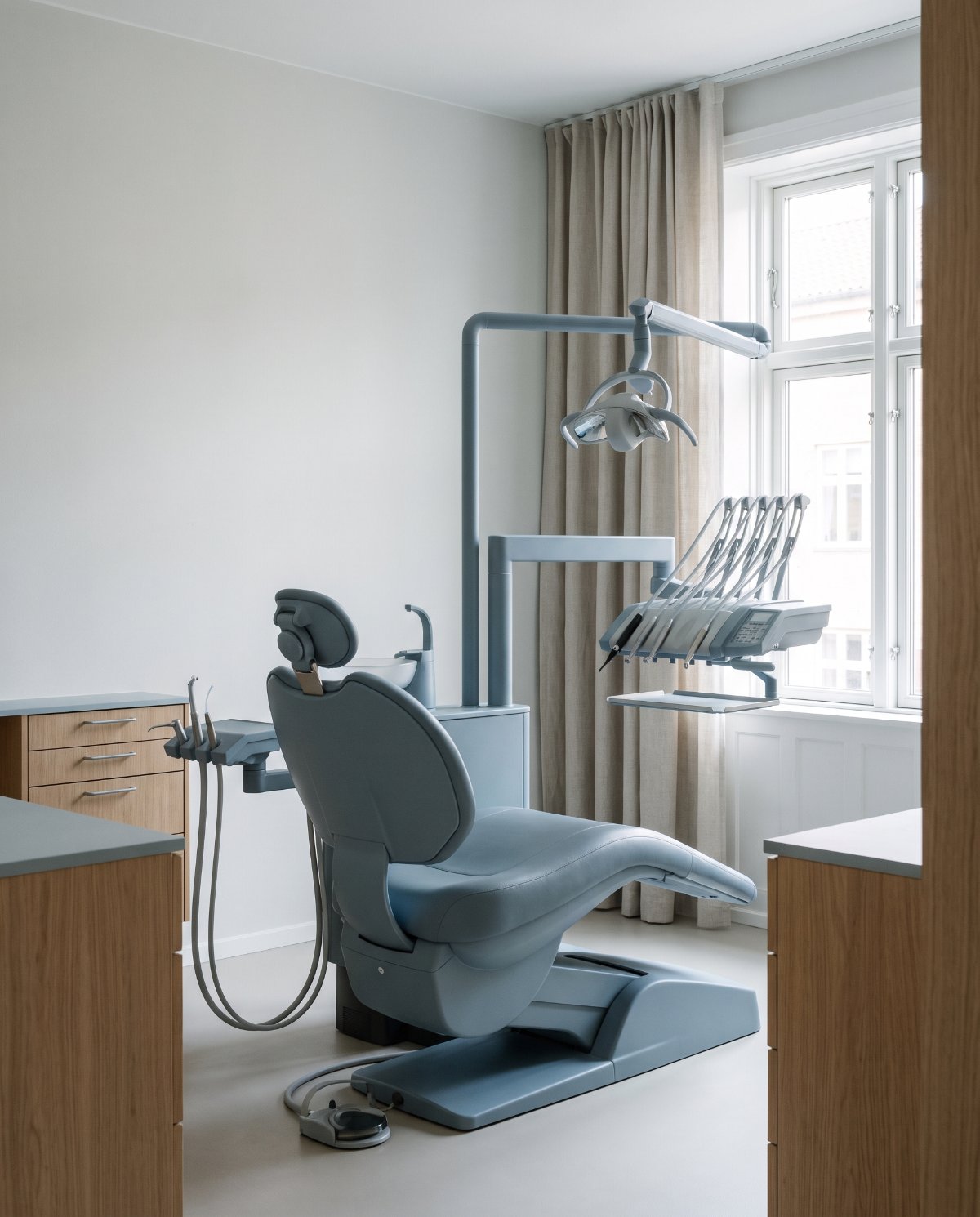 The treatment room at Aurelia Dental Studio